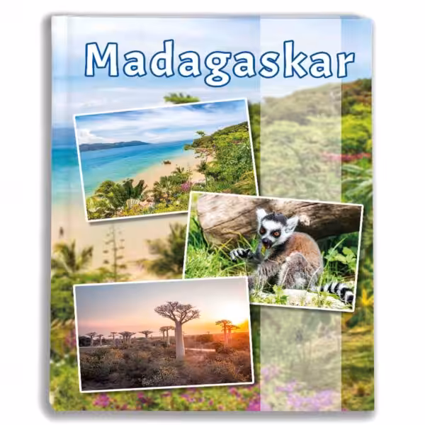 kieszeniowy album na zdjęcia, pamiątka z wakacji, afryka, madagaskar