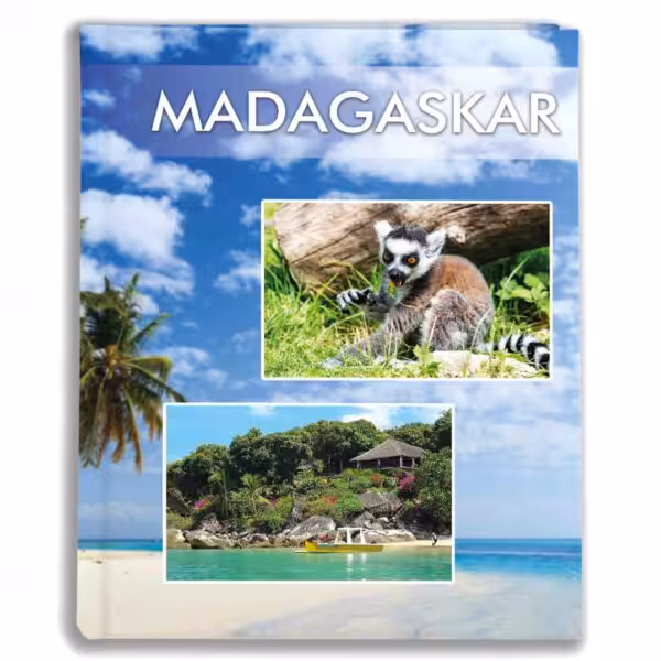 kieszeniowy album foto, pamiątka z wakacji, afryka, madagaskar