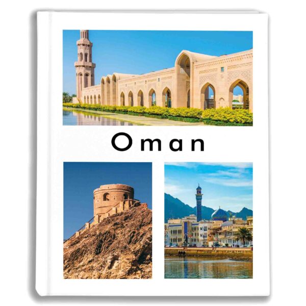 kieszeniowy album na zdjęcia, pamiątka z wakacji, azja, oman,  wielki meczet sułtana kabusa
