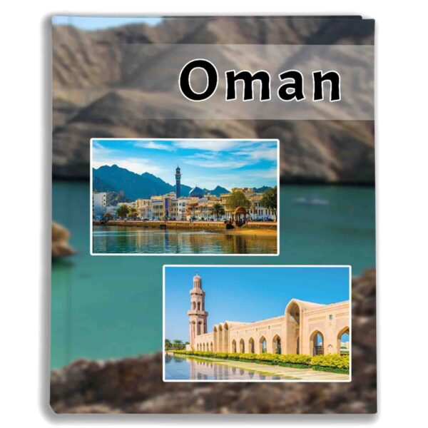 kieszeniowy album na zdjęcia, pamiątka z wakacji, oman, maskat, wielki meczet sułtana kabusa
