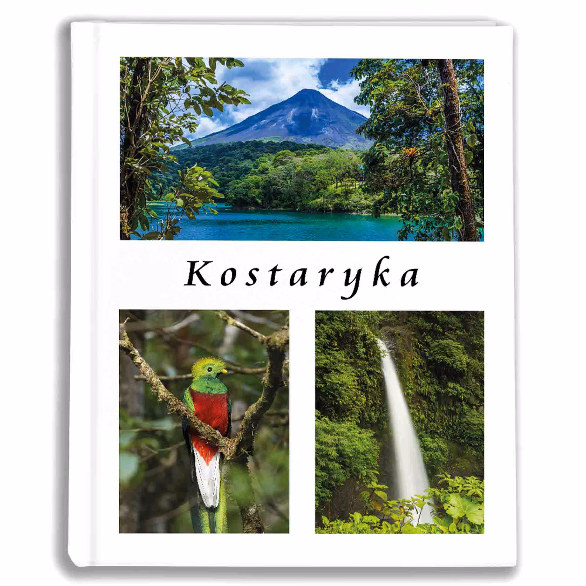 kieszeniowy album na zdjęcia, pamiątka z wakacji, kostaryka, wulkan arenal kieszeniowy album na zdjęcia, pamiątka z wakacji, kostaryka, wulkan arenal