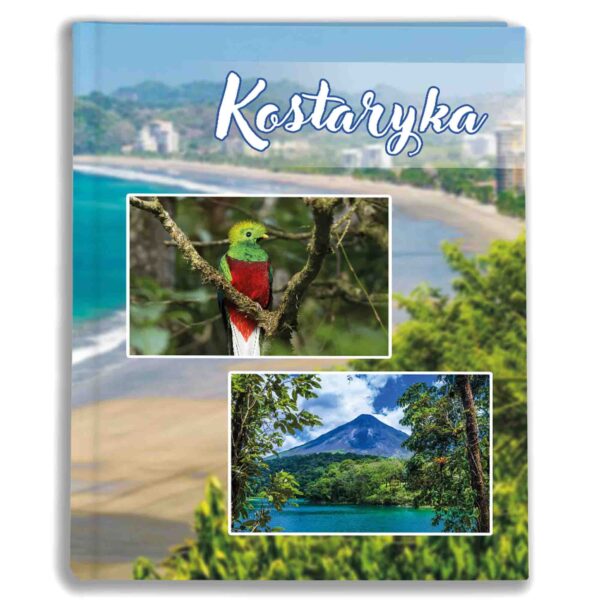 album na zdjęcia kieszeniowy, pamiątka z wakacji, ameryka środkowa, kostaryka