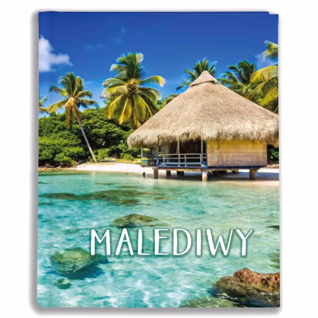 album foto, kieszeniowy, pamiątka z wakacji, azja, malediwy,