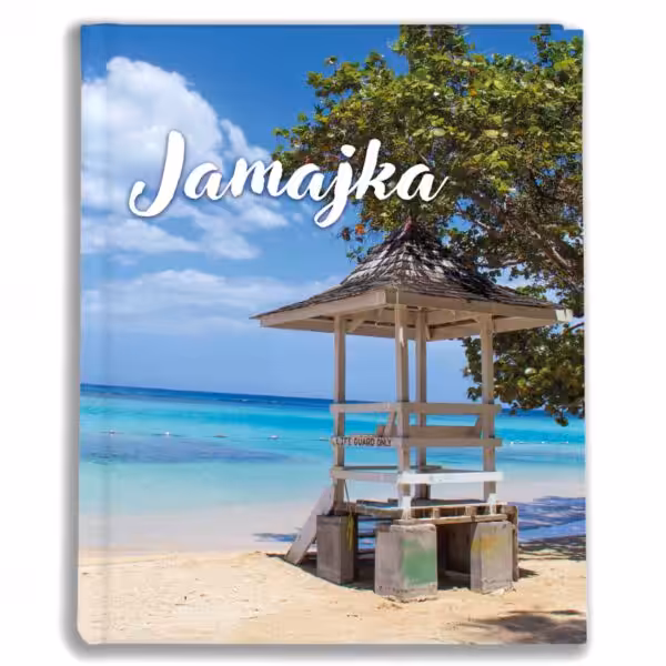 album na zdjęcia kieszeniowy, pamiątka z wakacji, wyspy karaibskie, jamajka, doctor's cave beach