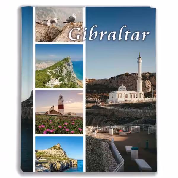 album na zdjęcia kieszeniowy, pamiątka z wakacji, europa, gibraltar,  meczet ibrahima al-ibrahima