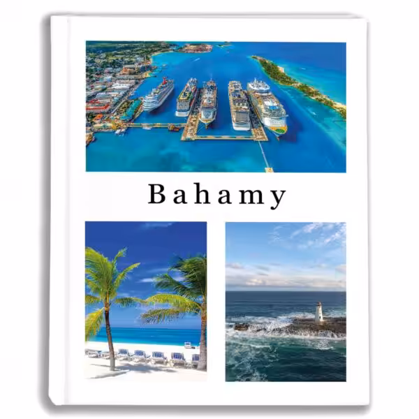 album na zdjęcia kieszeniowy, pamiątka z wakacji, bahamy, nassau