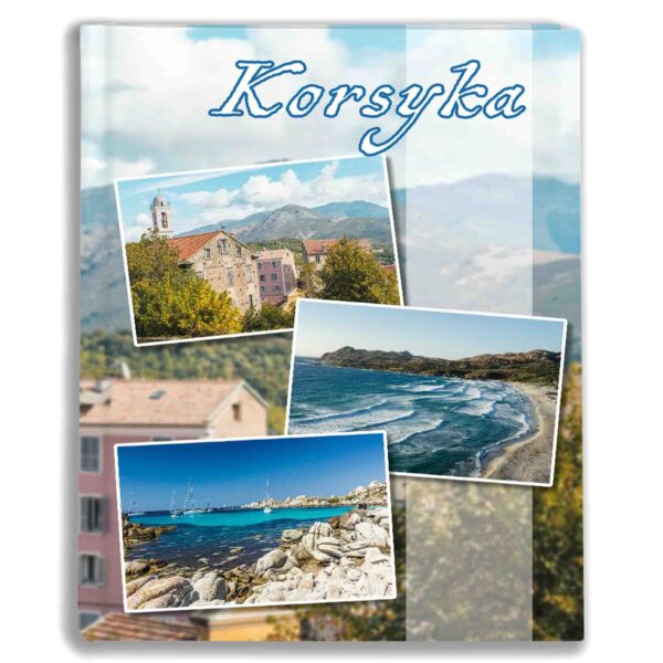 album na zdjęcia kieszeniowy, pamiątka z wakacji, francja, korsyka, corte