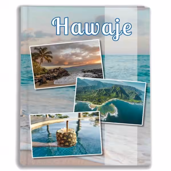 album na zdjęcia kieszeniowy, pamiątka z wakacji, hawaje