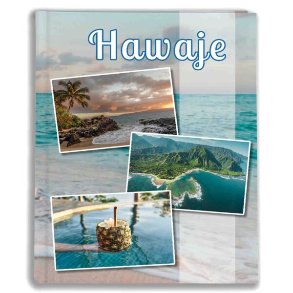 album na zdjęcia kieszeniowy, pamiątka z wakacji, hawaje
