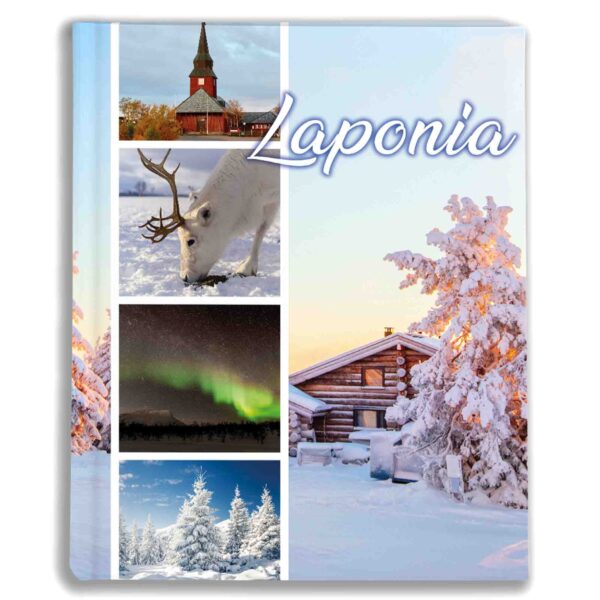 album na zdjęcia kieszeniowy, pamiątka z wakacji, laponia