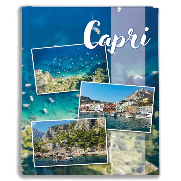 album na zdjęcia kieszeniowy, pamiątka z wakacji, włochy, capri, morze tyrreńskie