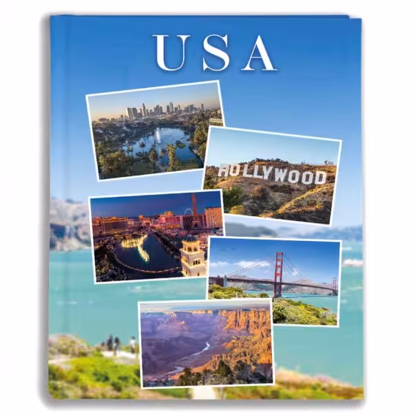 album na zdjęcia kieszeniowy, pamiątka z wakacji, hollywood, usa