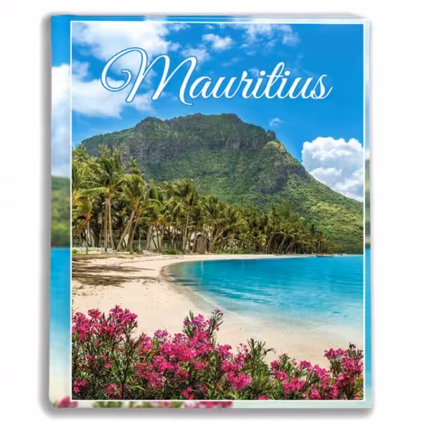 album na zdjęcia kieszeniowy, pamiątka z wakacji, afryka, mauritius, port louis