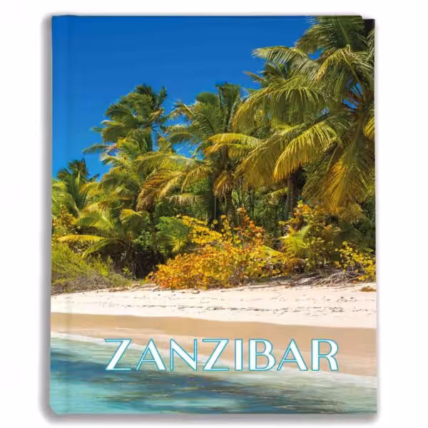 album na zdjęcia kieszeniowy, pamiątka z wakacji, afryka, zanzibar, wybrzeże