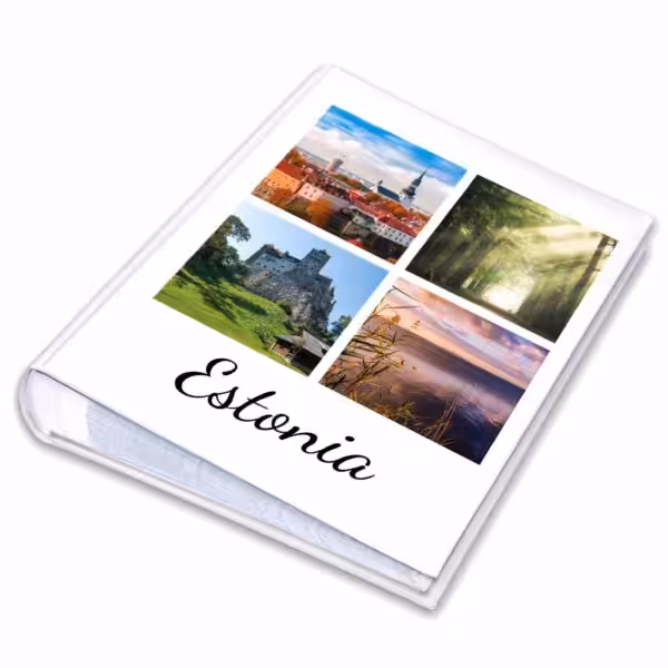 album na zdjęcia kieszeniowy, pamiątka z wakacji, europa, estonia