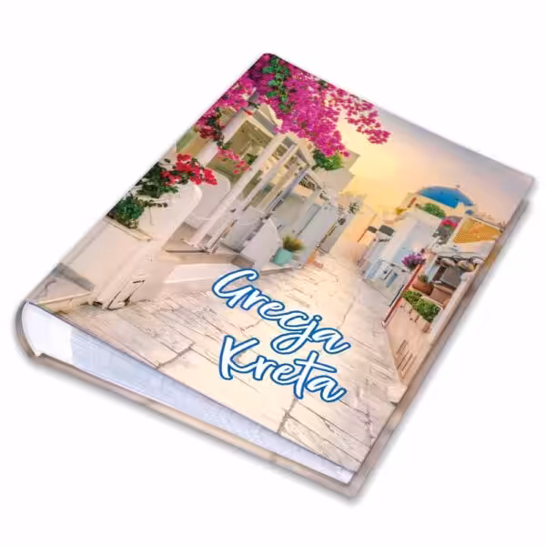 album na zdjęcia kieszeniowy, greckie wakacje, kreta