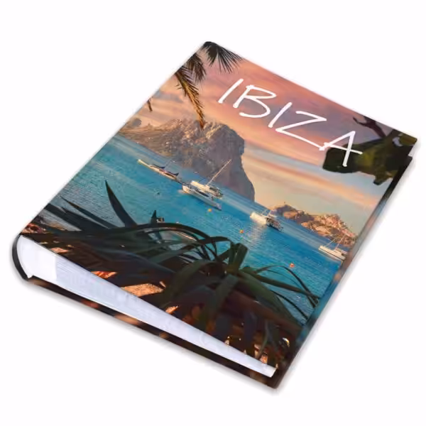 album na zdjęcia kieszeniowy, pamiątka z wakacji, ibiza