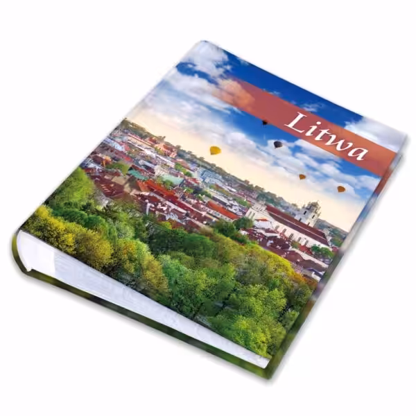 album na zdjęcia kieszeniowy, pamiątka z wakacji, litwa, wilno