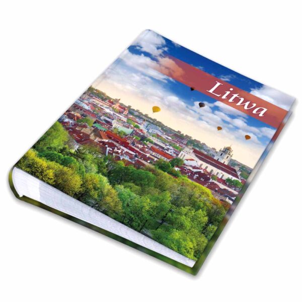 album na zdjęcia kieszeniowy, pamiątka z wakacji, litwa, wilno