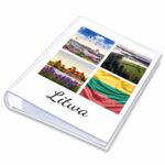 album na zdjęcia kieszeniowy, pamiątka z wakacji, litwa