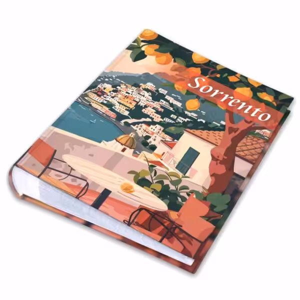 album na zdjęcia kieszeniowy, pamiątka z wakacji, sorrento, włochy