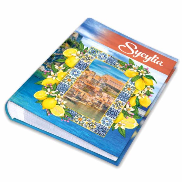 album na zdjęcia kieszeniowy, pamiątka z wakacji, włochy, sycylia