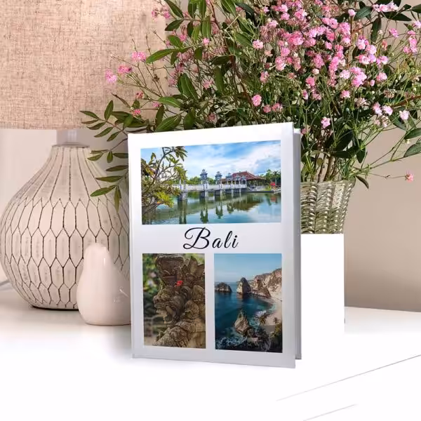 kieszeniowy album foto, pamiątka z wakacji, indonezja, bali