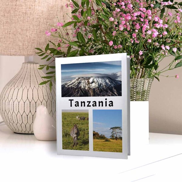 kieszeniowy album na zdjęcia, pamiątka z wakacji, afryka, tanzania