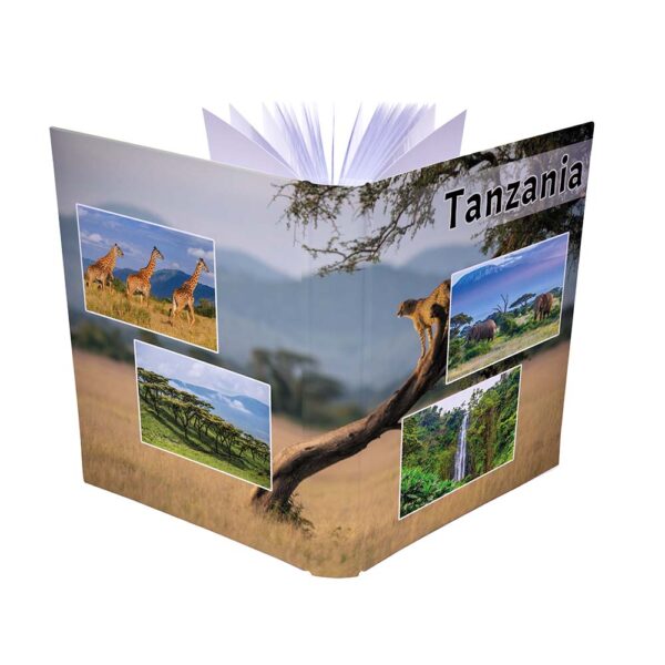 kieszeniowy album na zdjęcia, pamiątka z wakacji, tanzania, afryka