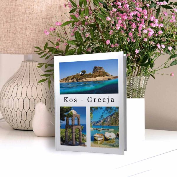 kieszeniowy album na zdjęcia, pamiątka z wakacji, grecja, kos