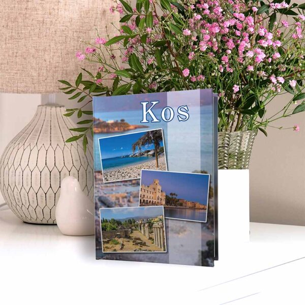 kieszeniowy album na zdjęcia, pamiątka z wakacji, grecja, wyspa kos