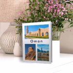 kieszeniowy album na zdjęcia, pamiątka z wakacji, azja, oman,  wielki meczet sułtana kabusa