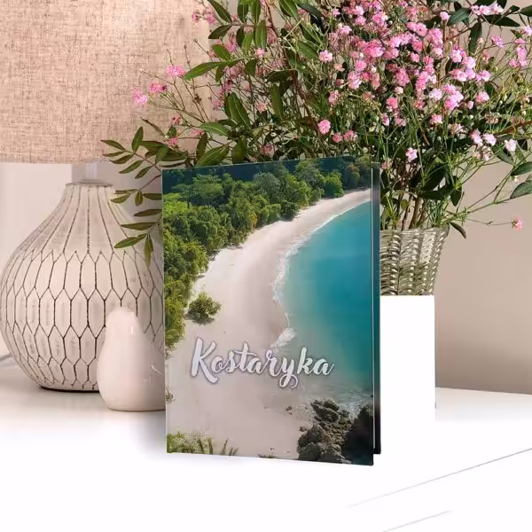 kieszeniowy album na zdjęcia, pamiątka z wakacji, ameryka środkowa, kostaryka, san josé