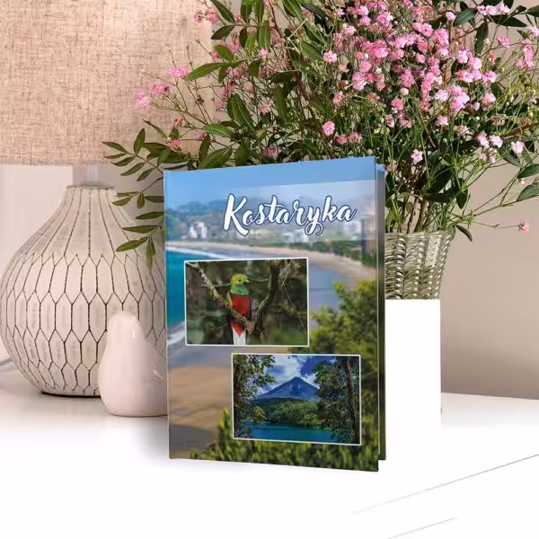 album na zdjęcia kieszeniowy, pamiątka z wakacji, ameryka środkowa, kostaryka