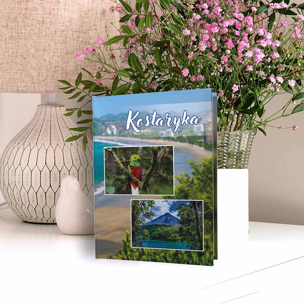 album na zdjęcia kieszeniowy, pamiątka z wakacji, ameryka środkowa, kostaryka