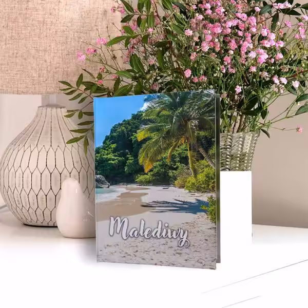 album na zdjęcia kieszeniowy, pamiątka z wakacji, azja, malediwy