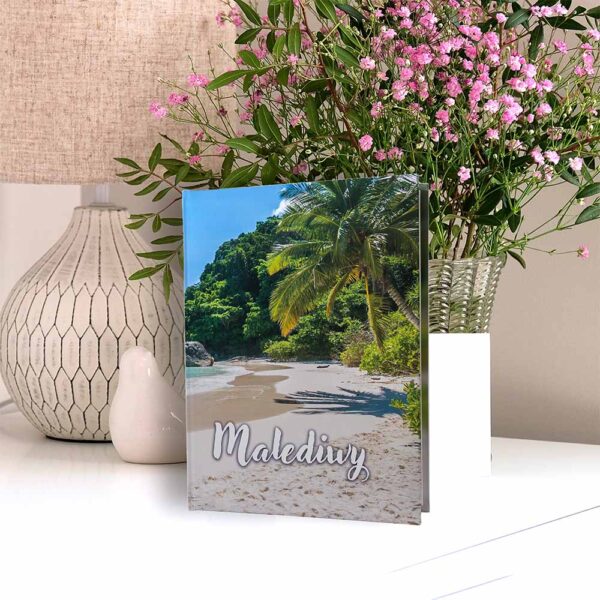 album na zdjęcia kieszeniowy, pamiątka z wakacji, azja, malediwy