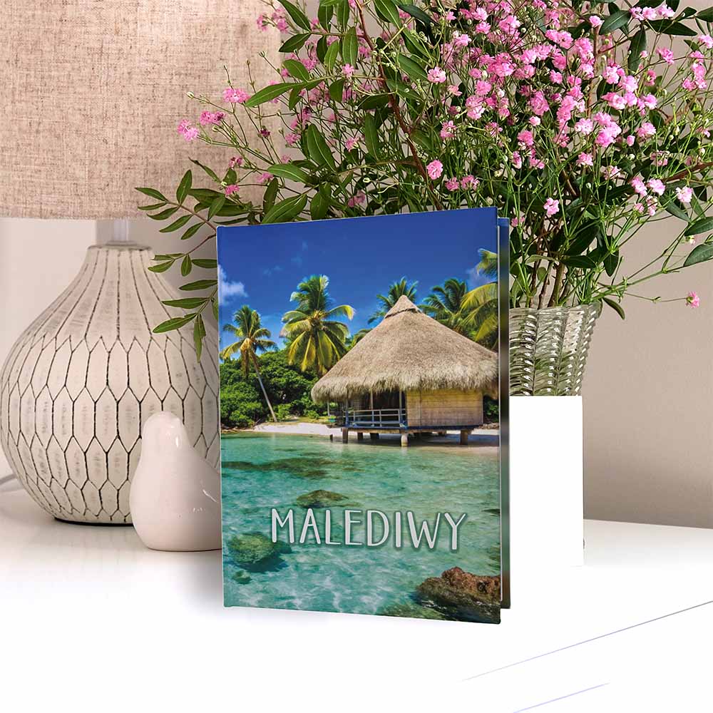 album foto, kieszeniowy, pamiątka z wakacji, azja, malediwy,