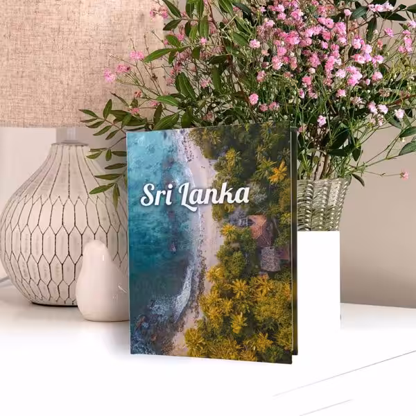 album na zdjęcia kieszeniowy, pamiątka z wakacji, azja, sri lanka