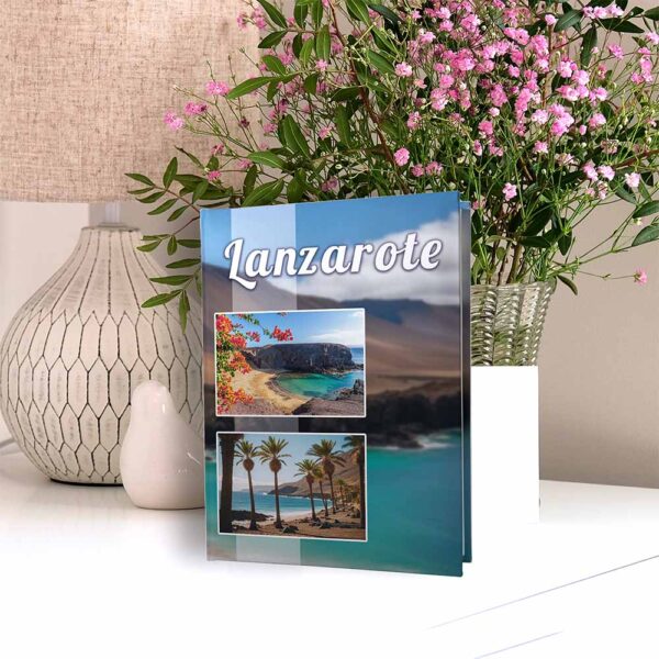 album na zdjęcia kieszeniowy, pamiątka z wakacji, hiszpania, lanzarote, playa de papagayo