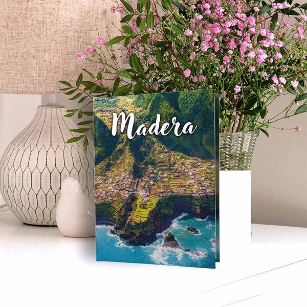 album na zdjęcia kieszeniowy, pamiątka z wakacji, portugalia, madera