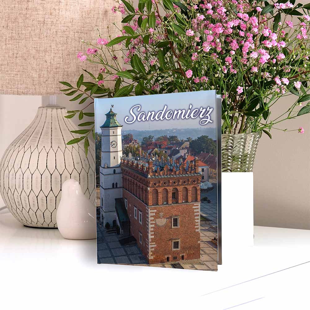 album na zdjęcia kieszeniowy, pamiątka z wakacji, sandomierz, polska, brama opatowska