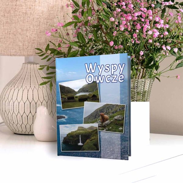 album na zdjęcia kieszeniowy, pamiątka z wakacji, wyspy europa, owcze,
