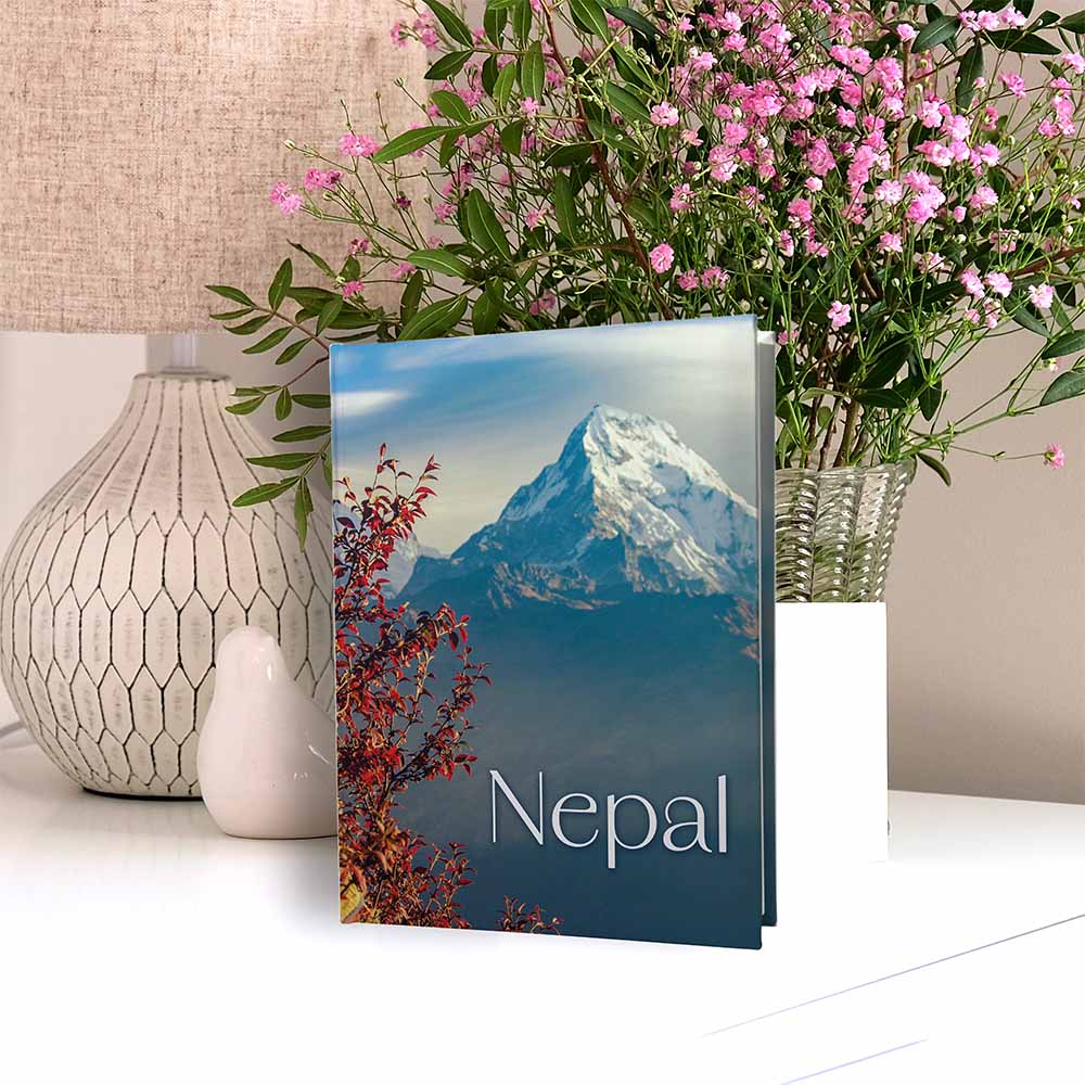 album na zdjęcia kieszeniowy, pamiątka z wakacji, nepal