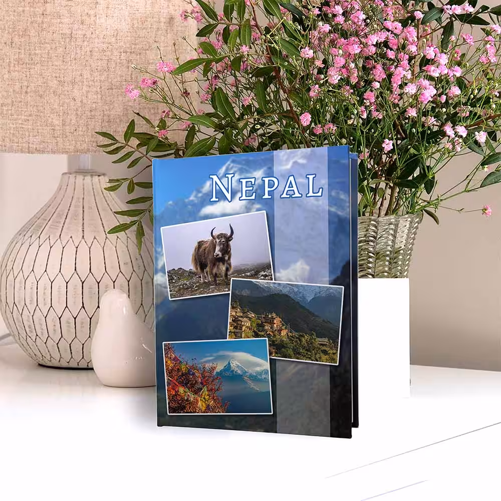 album na zdjęcia kieszeniowy, pamiątka z wakacji, azja, nepal