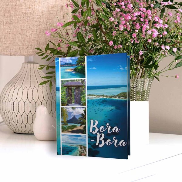 album na zdjęcia kieszeniowy, pamiątka z wakacji, bora-bora