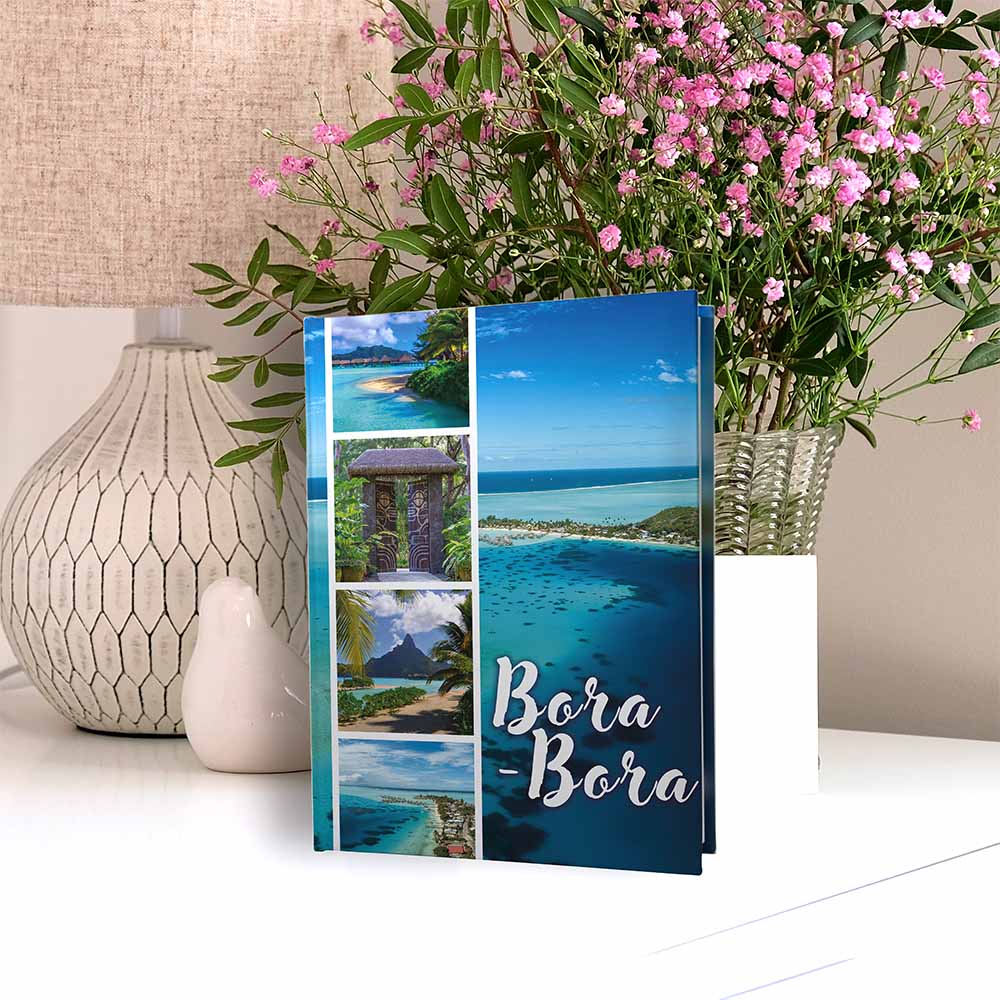 album na zdjęcia kieszeniowy, pamiątka z wakacji, bora-bora