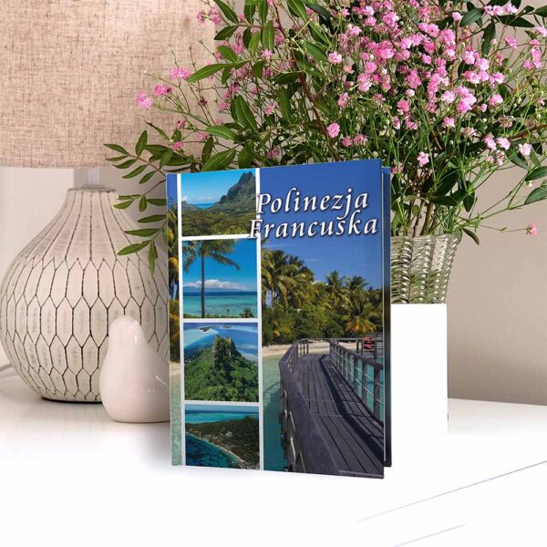 album na zdjęcia kieszeniowy, pamiątka z wakacji, polinezja francuska, oceania