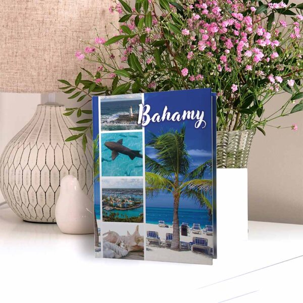 album na zdjęcia kieszeniowy, pamiątka z wakacji, bahamy, nassau