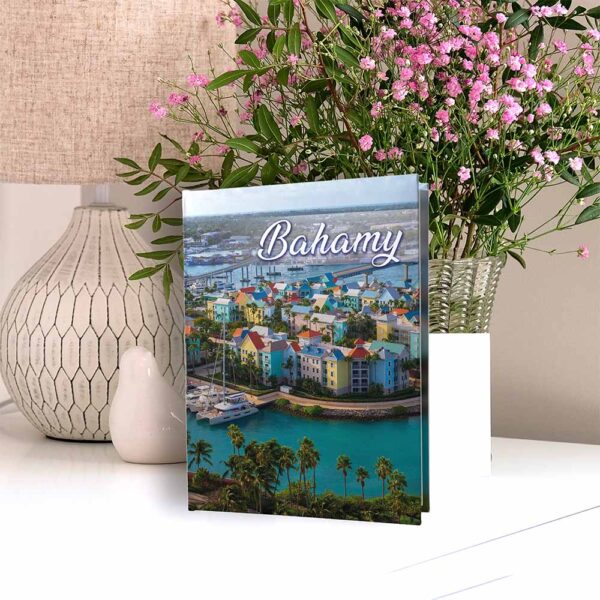 album na zdjęcia kieszeniowy, pamiątka z wakacji, bahamy, ameryka północna